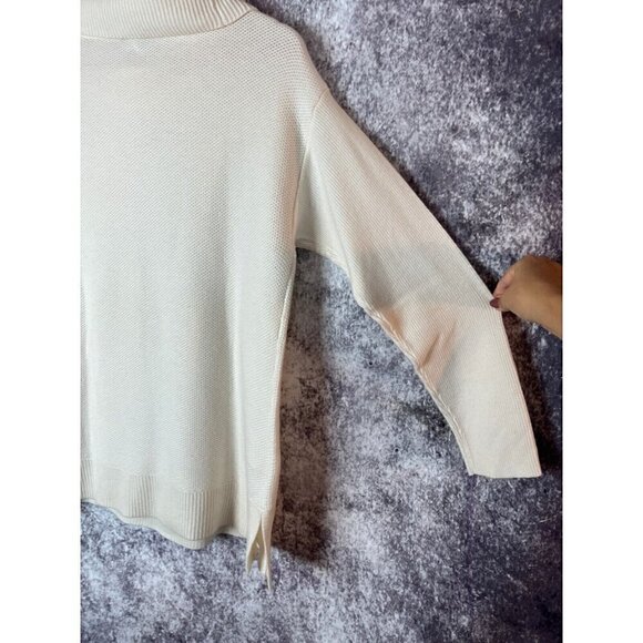 Talbots Sweater Women's L Lambs Wool Cowl Neck Old Money Quiet Luxury Lagenlook - Picture 10 of 15